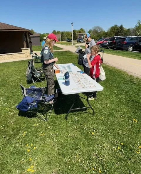 Feathers Trails and Tails event at Pheasant Branch Conservancy Middleton WI