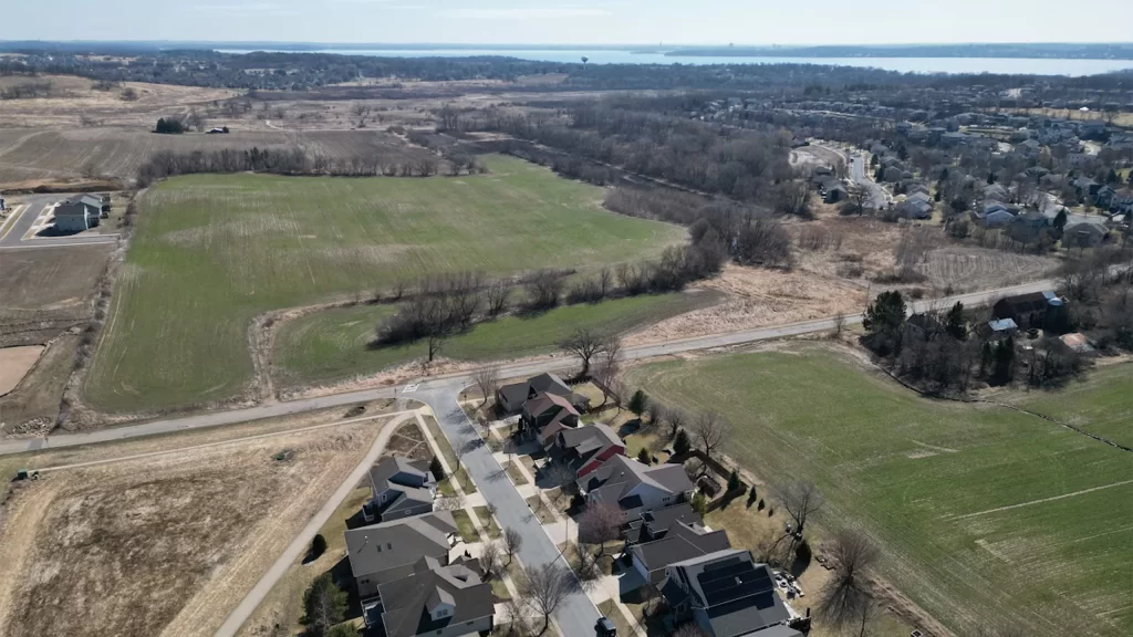 Ariel view of the Lower Graber Greenway