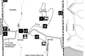 map of the temp closed section of trail