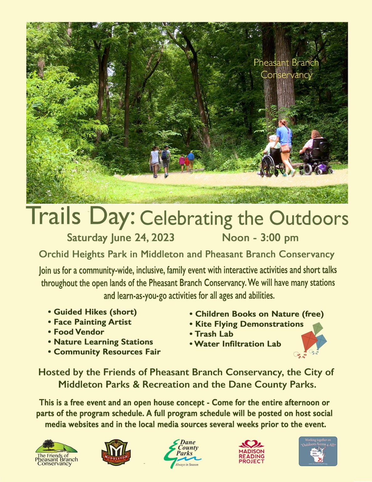 National trails day Friends of Pheasant Branch Conservancy