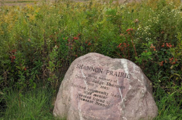 Memorial Stone at Shannon Prairie