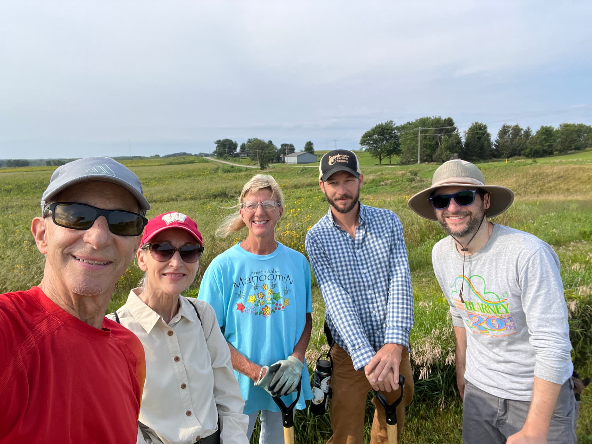 Weed Warriors removing invasive species at the Conservancy