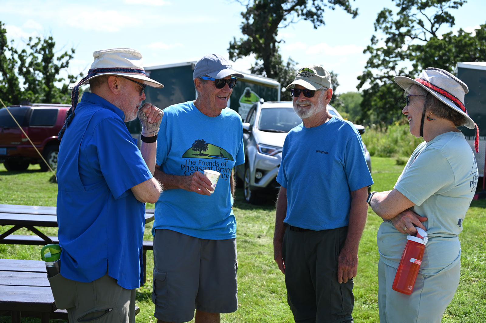 Attendees at the Friends of Pheasant Branch Conservancy’s 30th Anniversary Ice Cream social in July 2025
